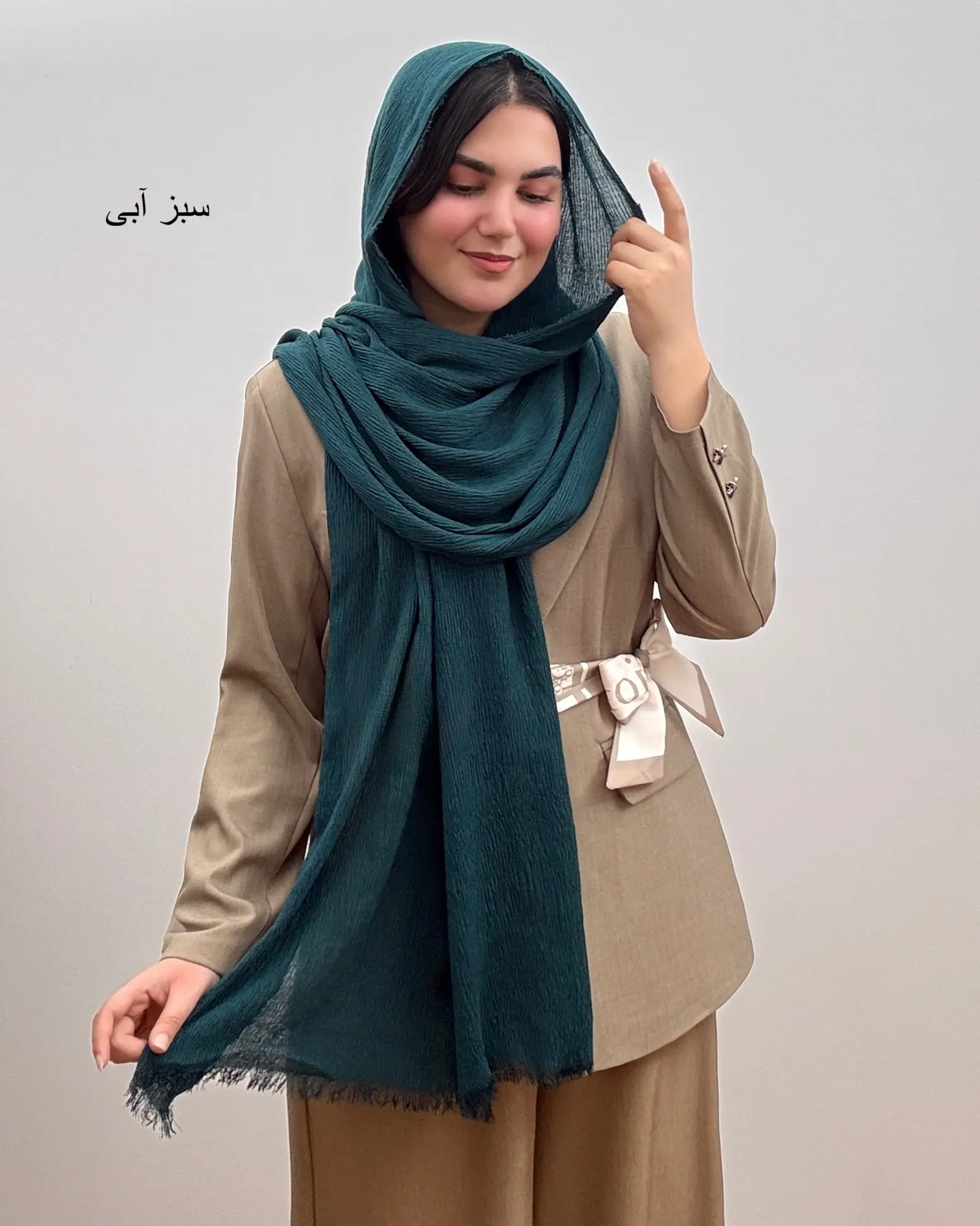 شال نخی دخترانه مدل آرکا